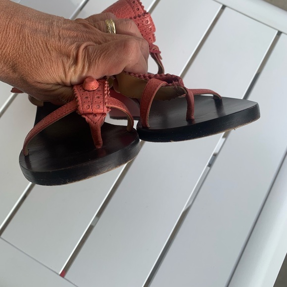 Balenciaga pink leather wedge sandals size 5.5-6 ( European 36) - Picture 13 of 16